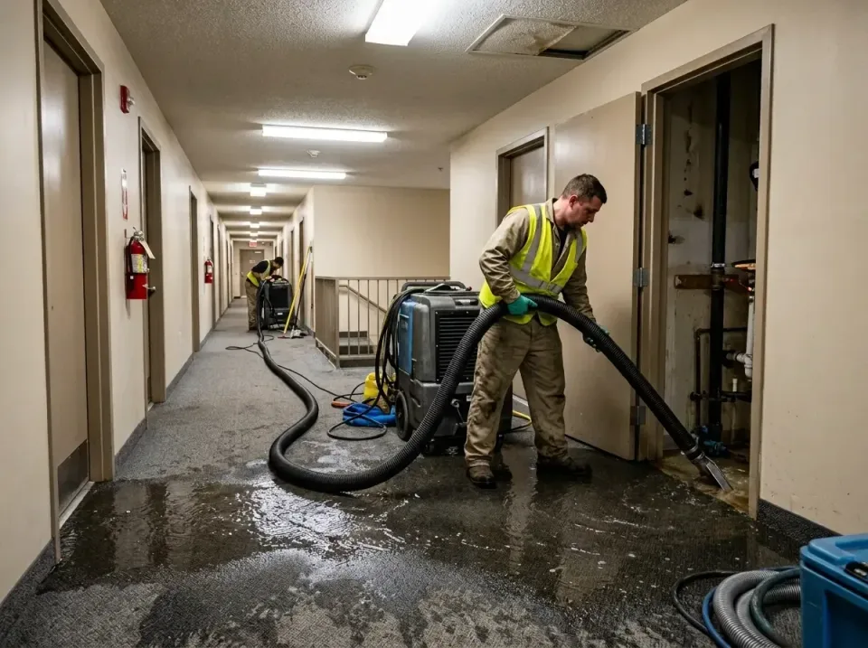 multi-unit-apartment-hallway-f-005 — frequently asked questions, Emergency Burst Pipe Water Extraction & Removal in Surfside…
